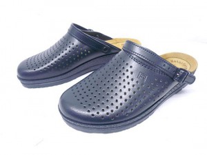 Bequeme Rohde Clogs Klinikschuhe Damen Blau