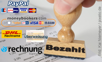 Zahlungsmöglichkeiten
